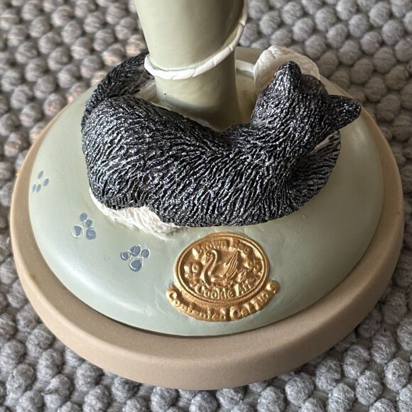 Brown Paper Bag Cookie Art Press 1995 Contented Cat #9 Retired Mold Press Mouse - Picture 4 of 8